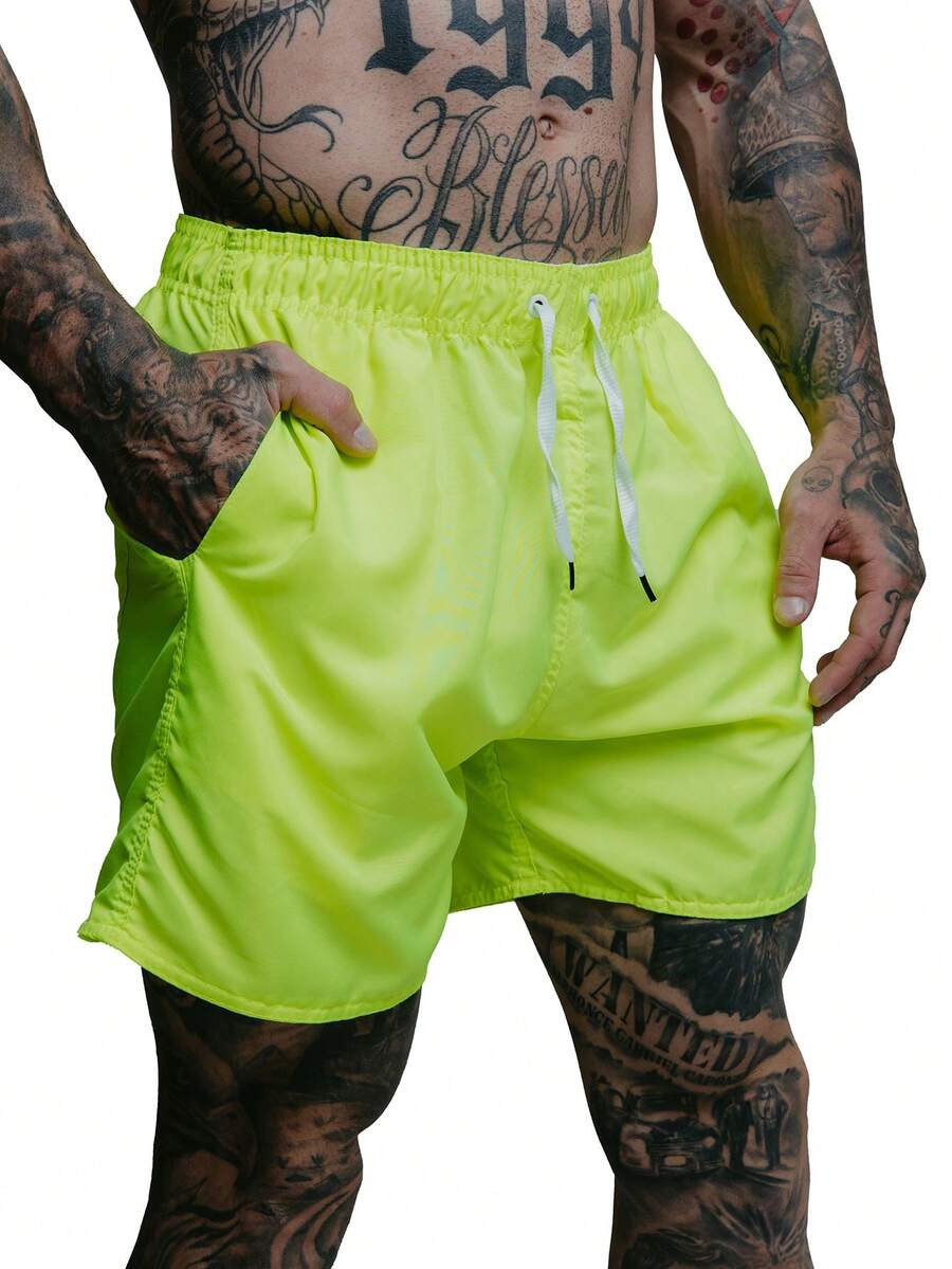 Men T-Shirt Co-Ords - Verde Lima - Ver 1