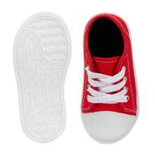 Unisex Children's Sneakers For Boys And Girls, Low Top Comfort Back To School Kids - 紅色 - 查看 2