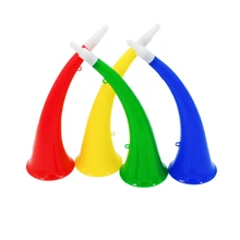 2 件装塑料手持空中加油喇叭足球派对主题游戏啦啦队道具世界杯球迷啦啦队用加油喇叭 - 彩色 - 查看 8