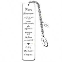 1入不銹鋼書籤，刻有“Be Strong”基督教聖經經文和十字形吊墜，鼓勵禮物給朋友 - 彩色 - 查看 8