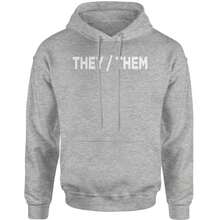 They Them Gender Pronouns Diversity And Inclusion Adult Hoodie Sweatshirt - 查看 4