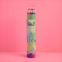 1 Piece Of 48 Color -12 Color Oily Colored Pencil, Barreled, Student Drawing Pencil, Multiple Colors Available - Oil-based Colored Pencils - View 8