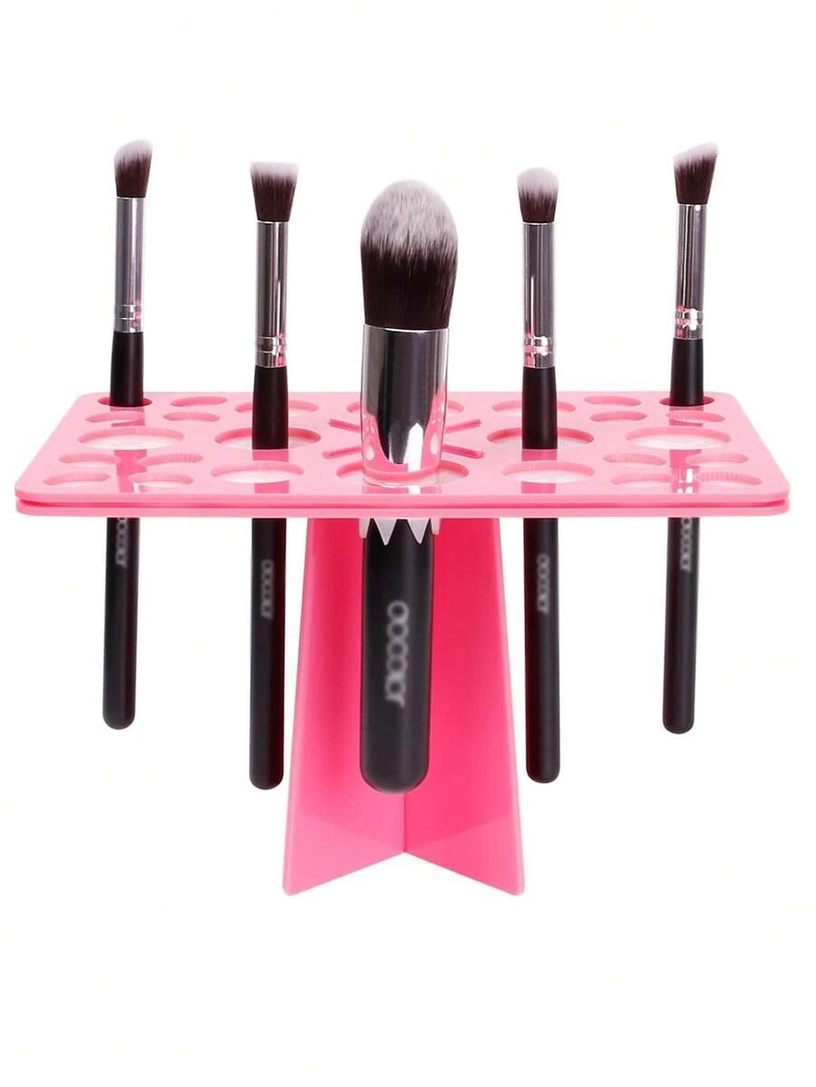 1pc Makeup Brush Drying Rack, Collapsible Acrylic Makeup Brush Holder