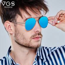 VEGOOS 1pc VEITHDIA Men's Polarized Sunglasses, New Fashion Driving Glasses Anti-Glare Personalized Disco Party Shades - Multicolor - View 5