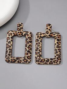 Nuevos pendientes populares de estilo festivo, exagerados y magníficos, con una versatilidad de moda - Multicolor - Ver 5