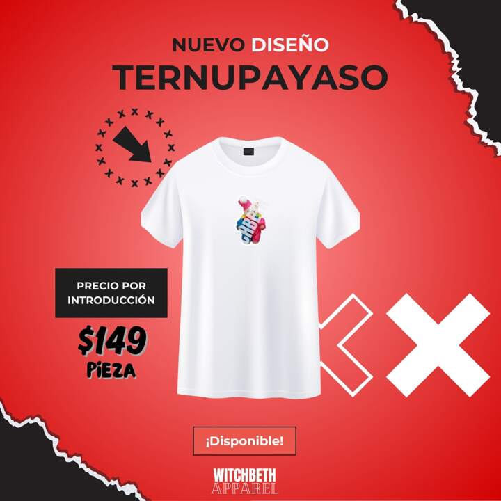 Blusa payaso dama sale