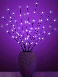 1pc Creative 20LED Artificial Simulation Tree Branch Light String, Indoor Room Desktop Decorative DIY Tree Shaped Night Light,Room Decor,Home Decor Light,Christmas Decorative Night Light - Dendritic - View 8