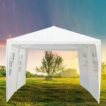 3 X 6m Four Sides Waterproof Tent With Spiral Tubes White