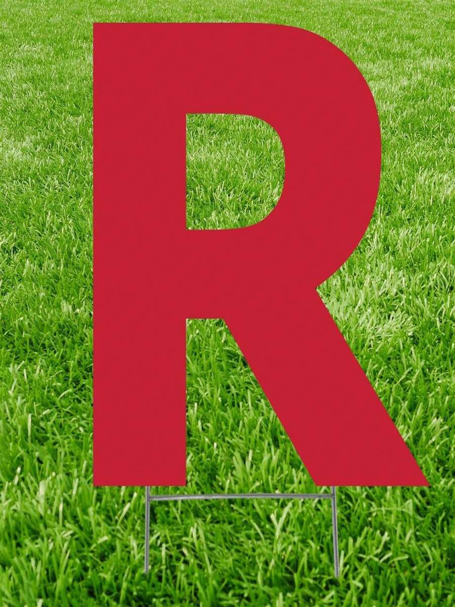 Unbeatablesale Advanced Graphics 3260 20 X 15 In. Letter R Yard Sign ...