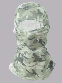 1pc Fashionable Unisex Camouflage Sun Protection Face Mask With Balaclava Cap, Suitable For Motorcycle Riding And Outdoor Activities - Multicolor - View 14