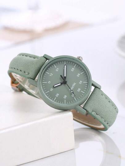 复古森系女生手表，简约优雅学院风，适合初高中学生