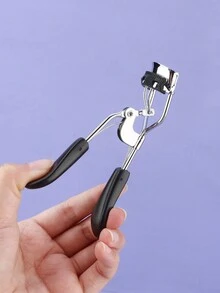 1pc Eyelash Curler With 5pcs Replacement Pads, White Portable Makeup Tool - Multicolor - View 4