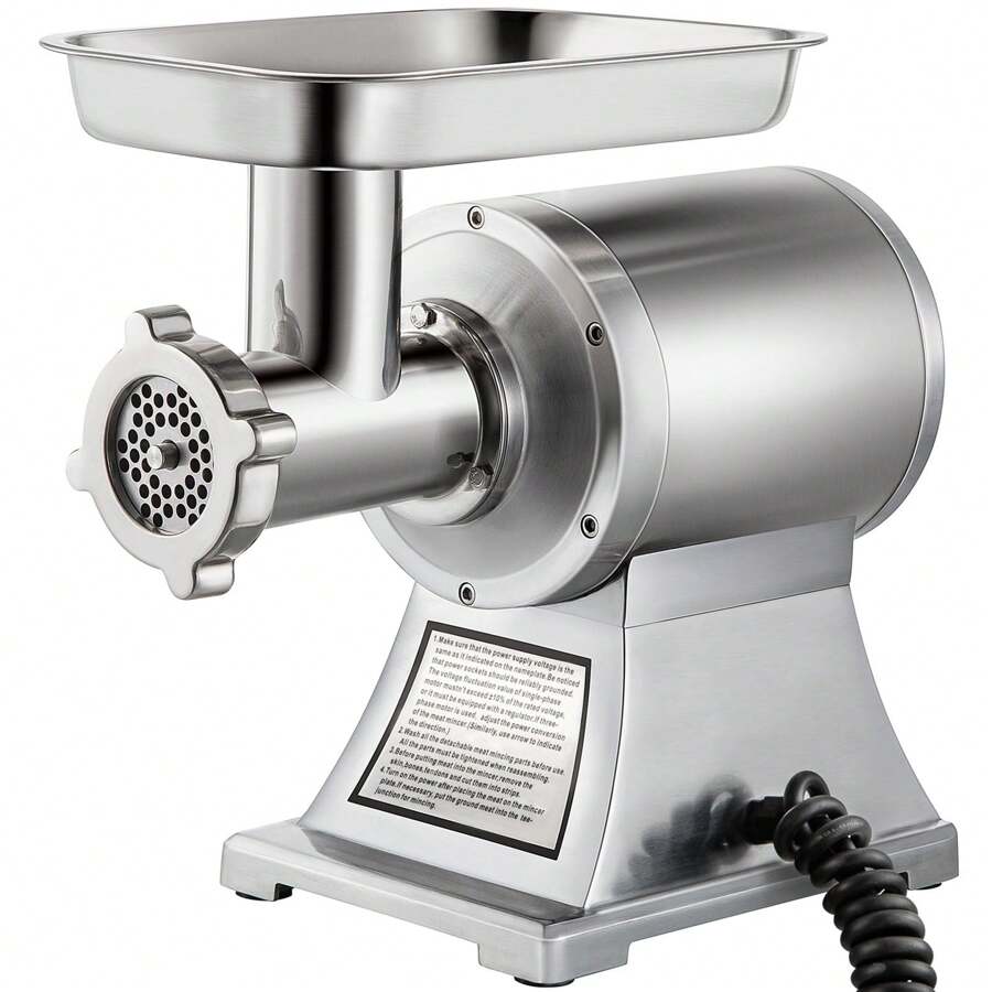 Commercial Meat Grinder 550LB/H 1100W Electric Meat Mincer ETL Approved Heavy Duty Industrial Meat Mincer Machine - US A Type Plug(110-127V) - View 1