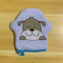 1 件装柔软卡通婴儿沐浴海绵，温和沐浴，婴儿卡通手套沐浴擦，适合婴儿童四季沐浴海绵清洁毛巾