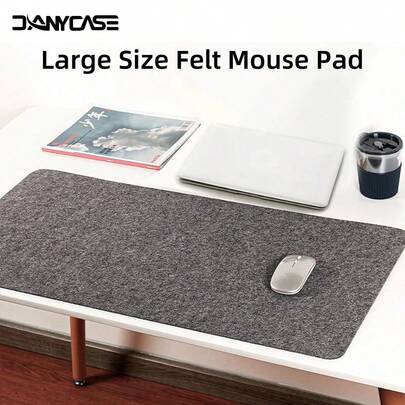 DANYCASE ขนาดใหญ่โต๊ะคอมพิวเตอร์สำนักงาน Protector เสื่อตารางผ้าขนสัตว์ Felt แผ่นรองเมาส์เบาะแล็ปท็อปลื่นแผ่นรองเม้าส์อุปกรณ์เสริมสำหรับเล่นเกม