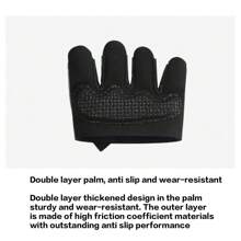 1 Coppia di guanti da fitness a mezza dita antiscivolo, guanti sportivi unisex per protezione, allenamento funzionale, sospensione, sollevamento pesi e altro ancora - protezione del palmo, migliore presa, accessori da palestra neri, sport, palestra, esercizi a casa, guanti da palestra per donne, guanti da boxe, guanti da palestra, guanti da palestra, guanti da palestra per uomo