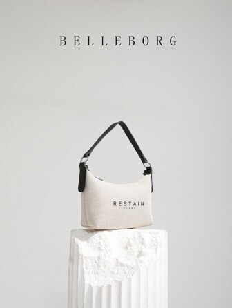 Canvas Shoulder Bag Large Capacity Leisure Bucket Bag Multifunctional Women's Handbag