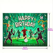 1Pc Bóng Đá Tiệc Sinh Nhật Phông Nền Sân Bóng Đá Ảnh Nền Chủ Đề Bóng Đá Trang Trí Tiệc Sinh Nhật Cụ Hóa Trang Chụp Hình Trang Trí Bàn Bánh, Biểu Ngữ Trang Trí - cúp thế giới - Xem 5