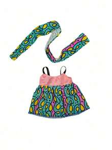 12-Inch Simulation Doll Ditsy Floral Bodysuit With Rubber Clothes Reborn Doll, Multi-Color Cute Stuffed Doll For Children's Doll And Infant Clothing - Multicolor - View 16