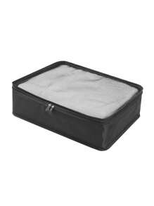 1入組帶拉鍊的大型布料收納袋 - 非常適合存放被子、毛毯、寢具、枕頭和衣物 - 可折疊且寬敞的容器，方便家居組織，大容量的包裝立方體和行李箱組織者，適合家居和旅行 - 便捷且節省空間的解決方案