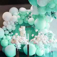 10/50/100PCS Mint Green Balloons Different Sizes 18" 12" 10" 5" Pastel Light Green Balloons For Birthday Shower Gender Reveal Wedding Decorations, Christmas