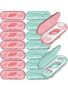 可攜式一次性牙線分配器-高韌性、深層清潔、符合人體工程學設計和防滑握把（盒裝+一次性牙線） - 彩色 - 查看 1