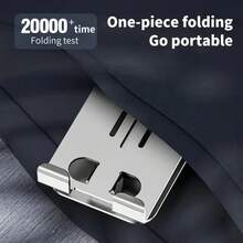 Màu tím/Đen/Bạc Giá đỡ điện thoại thông minh phổ thông Giá đỡ để bàn Có thể gập lại Có thể điều chỉnh Giá đỡ điện thoại máy tính bảng Hợp kim nhôm Hỗ trợ giá đỡ máy tính xách tay chống trượt - Nhiều màu - Xem 7