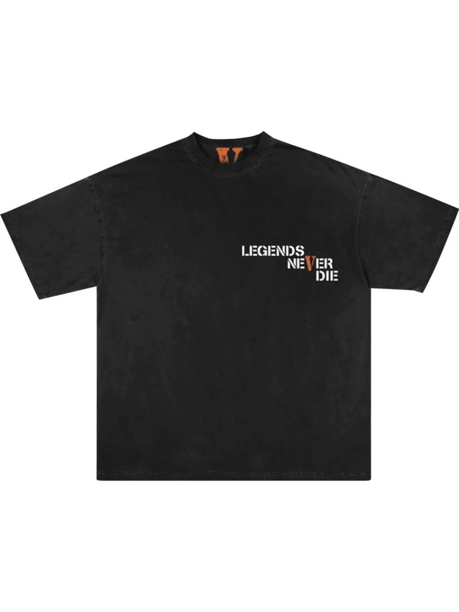 X Vlone 999 T-Shirt - Black | SHEIN USA