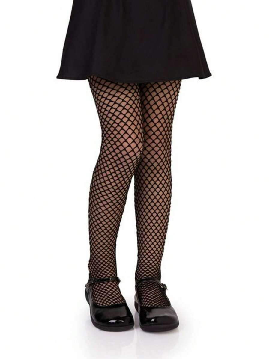 Meia Arrastão preta branca Cos Alta Fantasia Carnaval Cores Neon colorido Arco iris diversas cores Cosplay Halloween