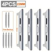 4pcs/Set Watchband Connector 14-16-18-20-22mm Width Compatible With Apple Watch Ultra 2 49mm 45mm 44mm 42mm 41mm 40mm 38mm Adapter Compatible With Apple Watch Ultra Series 9 SE 8 7 6 5 4 3 2 1 Straps As A Gift For Students Returning To School - Multicolor - View 18