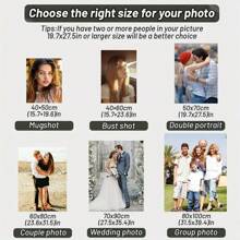 定制5d鑽石畫套裝,diy以自己的照片創作鑽石藝術,個性化特別禮物,多種尺寸可用並附有鑽孔工具