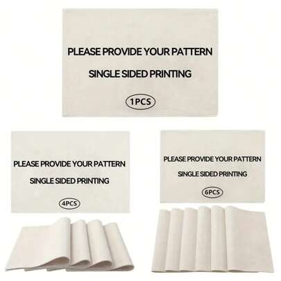 1/4/6 st, bordstabletter, skräddarsydd måltidsmatta, vänligen tillhandahåll ditt mönster, enkelsidigt tryck, bordsdekoration, festbordsdekoration, julfestbordsdekoration, köksbord hemma