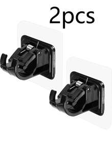 2 piezas/4 piezas/8 piezas Clips decorativos para barras de cortina - Negro - Ver 10