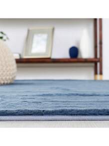 Safavieh Faux Rabbit Fur 976 Indoor Power Loomed Easy Care Area Rug - Dark Grey - View 8