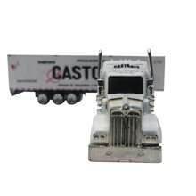 Caliente / Trailer Kenworth Escala 1/87 Castores - Blanco - Ver 11
