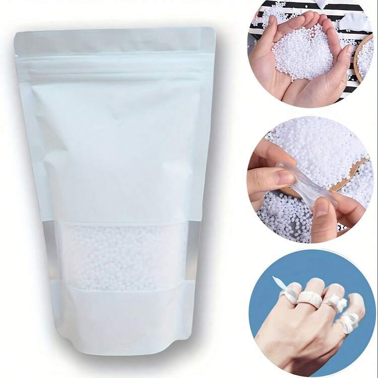 3.5oz Termoplásticos cuentas 100g Pellets plásticos de polimorfo reutilizables Pelotas de plástico moldeable para modelado, manualidades, esculturas, cosplay - Multicolor - Añade 8