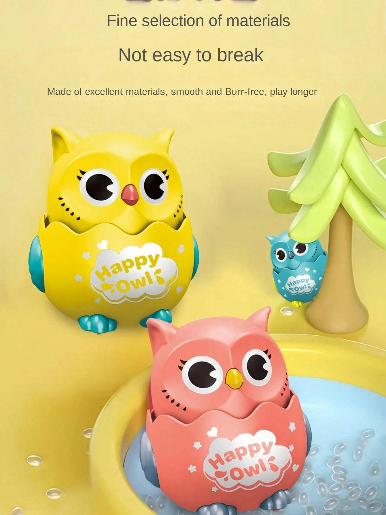 Baby Toys, Pressure And Gliding Owl Toys, Perfect Birthday Gift For