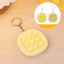 1pc Creative Fidget Maze Pinch Toy For Office Stress Relief - Bubble Keychain Bag Pendant Mini Gift, High Cost Performance And Strong Playability, Perfect As A Fun Keychain Stress Relief Toy! - Multicolor - View 6