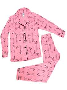 Women Pajama Sets - Pink - View 1