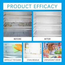 Fridge Cleaning Effervescent Tablets, Kitchen Refrigerator Cleaner For Oil Stains And Odors Removal, Multi-Purpose Cleaning Tablets - One Box - View 6