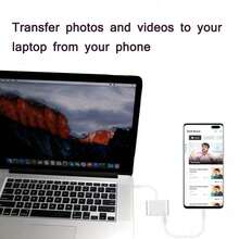 STONESKY 3 In 1 USB C Multi Port Converter Adapter SD Card Reader For IOS Pro Laptop - trắng - Xem 3