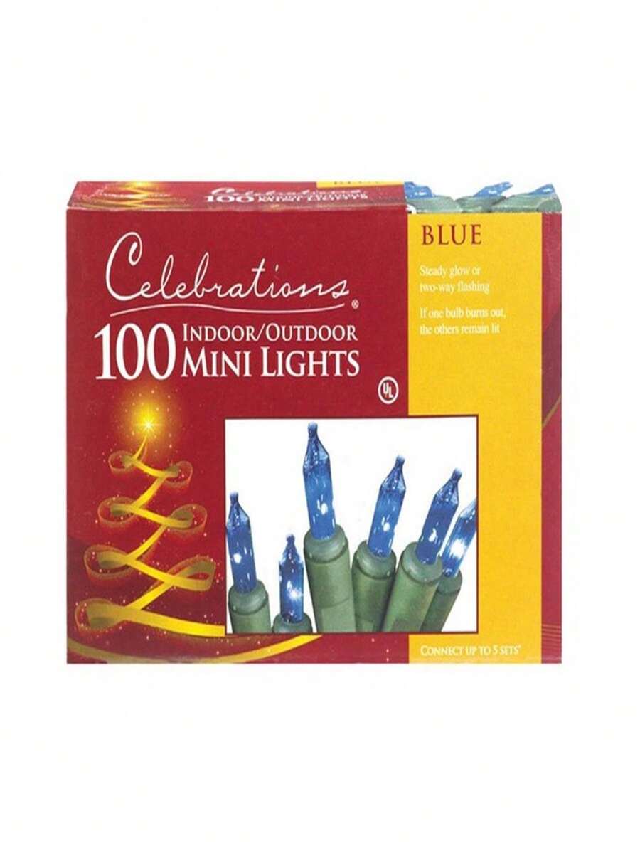 Celebrations 4004-71 100 Mini Blue Light Set - Multicolor - View 1