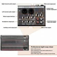 Depusheng 16 Channel Audio Mixer Sound Mixing Console With USB, PC Recording Input, XLR Microphone Jack, 48V Power, RCA Input/Output For DJ Studio Streaming Stage Perfomance For Professional And Beginners - 查看 3
