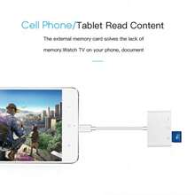 STONESKY 3 In 1 USB C Multi Port Converter Adapter SD Card Reader For IOS Pro Laptop - trắng - Xem 8