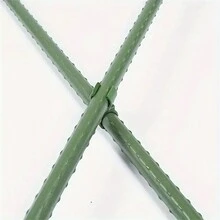20 件套 360° 可调节 PE 塑料扣，适用于园艺 - 耐用涂层钢管攀爬架配件 - 軍綠色 - 查看 5