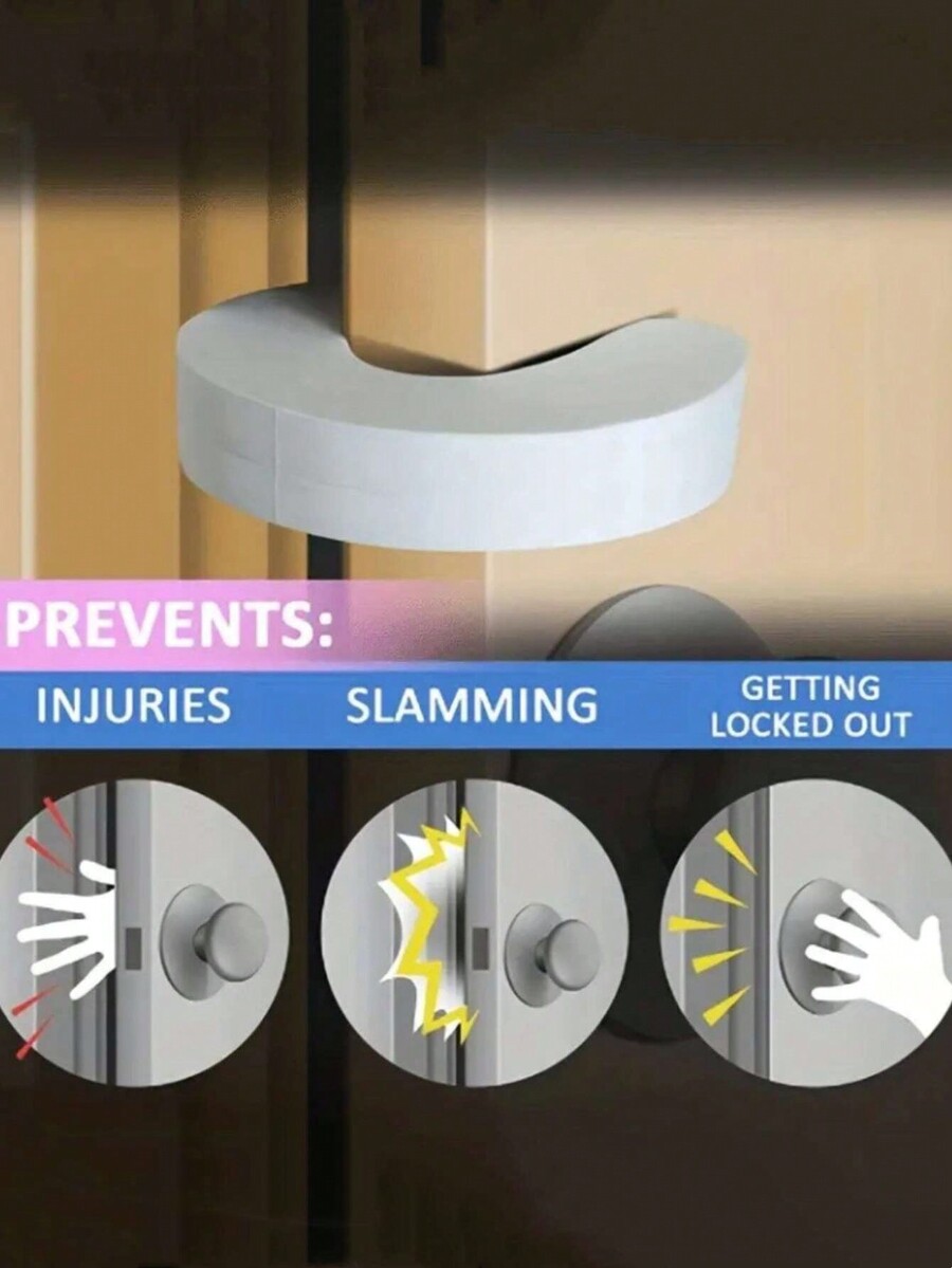 3pcs Finger Pinch Guard Doorstopper Safety Finger Protector To Prevent