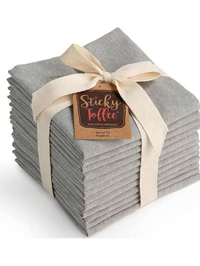Grey Dining Napkins, Household Decoration Napkins
