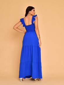 Women Dresses - 寶藍色 - 查看 3