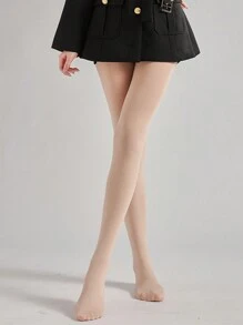 1条装女士轻薄加大码连裤袜，紧身弹力，适合春夏穿着，舒适保暖