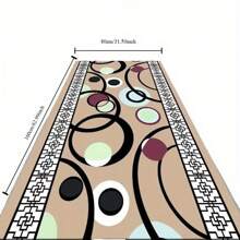 1 件奇妙的冒险！63*31.5 英寸精致异国几何网格设计水晶天鹅绒地毯 - 为您的家庭、酒店、豪华客厅或走廊增添优雅气息 - 超柔软、耐用，适合任何装饰风格。